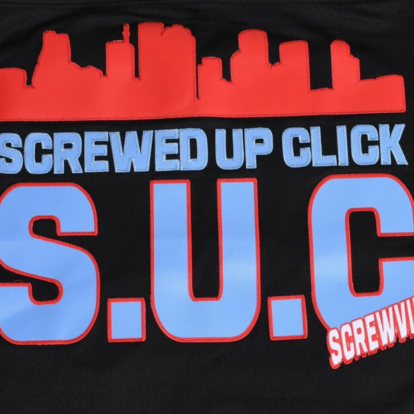 Like new Mitchell&Ness Mitchell &amp; Ness DJ Screw x Screwed UP Click Official Collaboration Football Jersey, Size M, Used, 4a002215