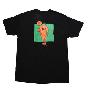 極美品 SMASHER KINGASSO スケーター OUCH！SMASHERKING Tシャツ 半袖 ブラック オレンジ グリーン サイズXL 中古 4a003429