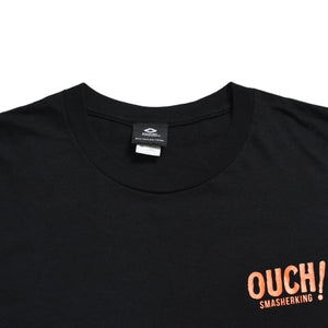 極美品 SMASHER KINGASSO スケーター OUCH！SMASHERKING Tシャツ 半袖 ブラック オレンジ グリーン サイズXL 中古 4a003429