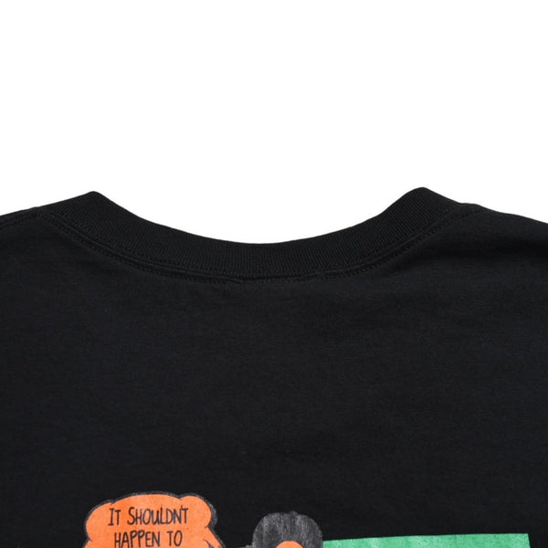 極美品 SMASHER KINGASSO スケーター OUCH！SMASHERKING Tシャツ 半袖 ブラック オレンジ グリーン サイズXL 中古 4a003429