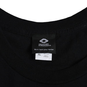 極美品 SMASHER KINGASSO スケーター OUCH！SMASHERKING Tシャツ 半袖 ブラック オレンジ グリーン サイズXL 中古 4a003429