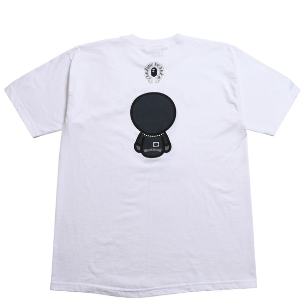 CHROME HEARTS × A BATHING APE CHROME HEARTS A BATHING APE Collaboration Limited T-shirt Baby Milo Vape Ape Head Horseshoe Plus Scroll Label XL Size Good Condition Used 4a004456