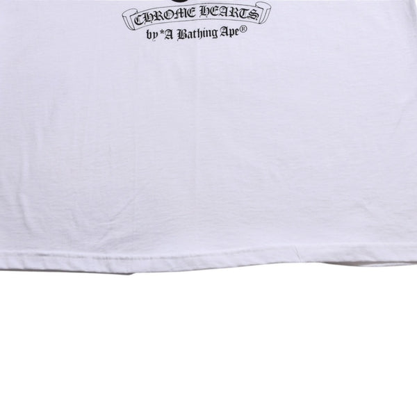 CHROME HEARTS × A BATHING APE CHROME HEARTS A BATHING APE Collaboration Limited T-shirt Baby Milo Vape Ape Head Horseshoe Plus Scroll Label XL Size Good Condition Used 4a004456