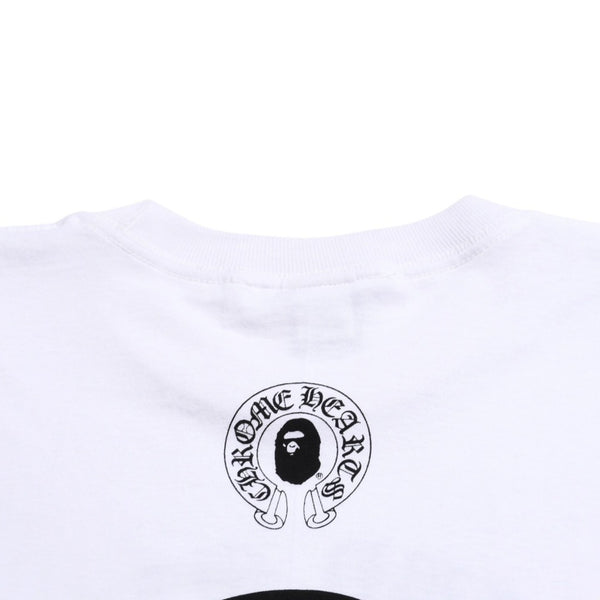 CHROME HEARTS × A BATHING APE CHROME HEARTS A BATHING APE Collaboration Limited T-shirt Baby Milo Vape Ape Head Horseshoe Plus Scroll Label XL Size Good Condition Used 4a004456