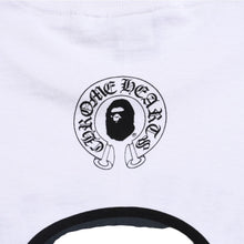 画像をギャラリービューアに読み込む, CHROME HEARTS × A BATHING APE クロムハーツ ア ベイシング エイプ コラボ限定Tシャツ ベイビーマイロ ベイプ エイプヘッド ホースシュー プラス スクロールラベル XLサイズ 美品 中古 4a004456
