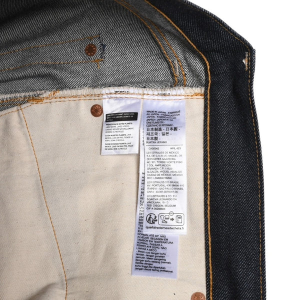 Mint condition LEVI'S 501XX denim jeans, Levi's 47501-0224, indigo blue. W36 L34 Used 4a003412