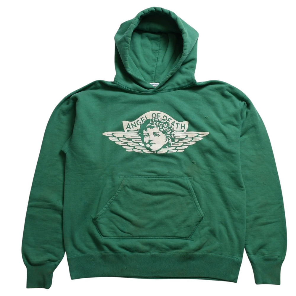 New and unused SAINT MICHAEL ANGEL HOODIE Angel pullover hoodie vintage processing sample item used 4a002252