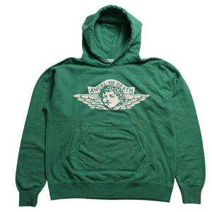 新品未使用 SAINT MICHAEL セントマイケル ANGEL HOODIE エンジェル プルオーバーフーディー ヴィンテージ加工 サンプル品 中古 4a002252