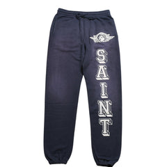 新品未使用 SAINT MICHAEL セントマイケル ANGEL SWEAT PANTS エンジェル スウェットパンツ ヴィンテージ加工 サンプル品 中古 4a002250
