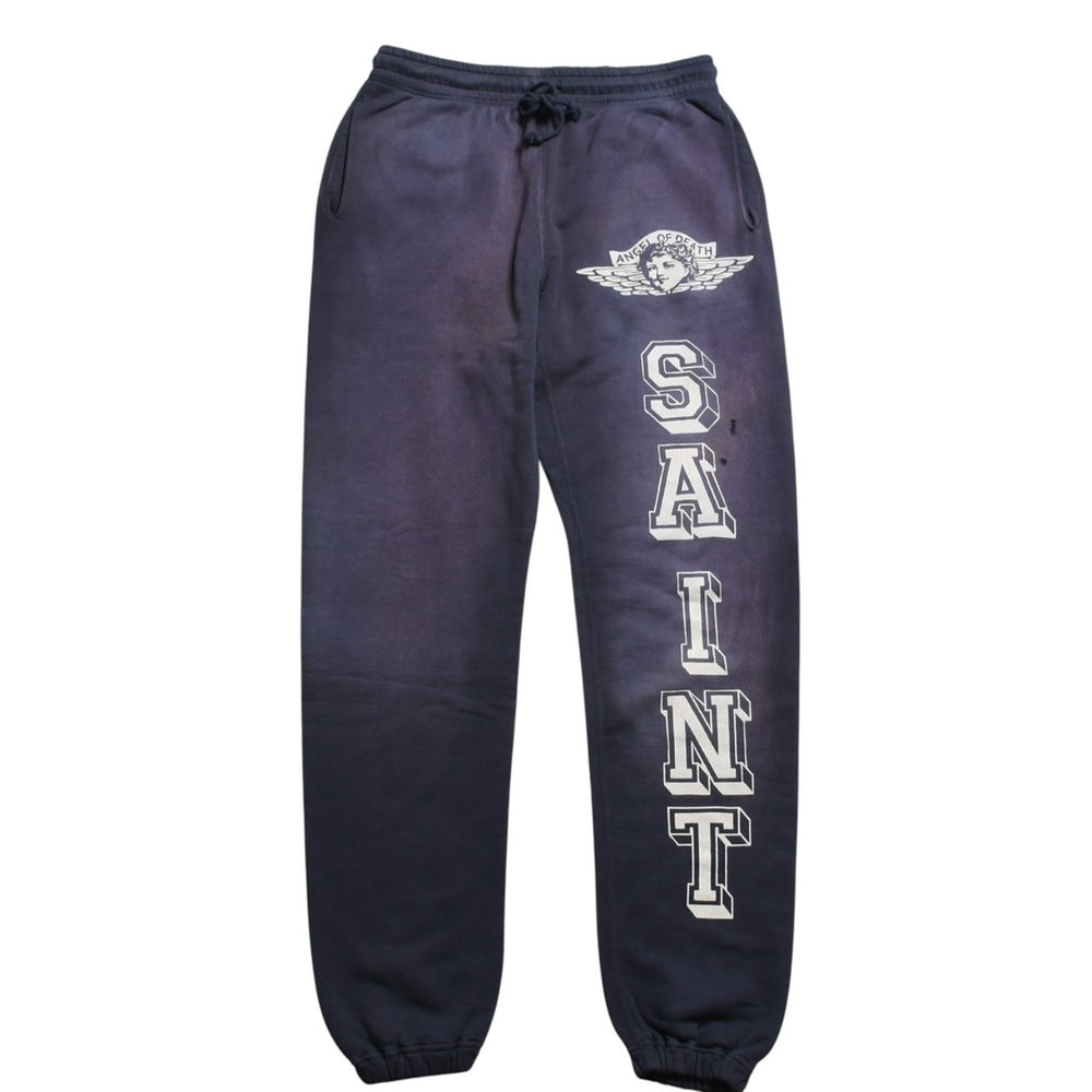 New and unused SAINT MICHAEL ANGEL SWEAT PANTS Vintage processing Sample item Used 4a002249