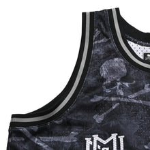 画像をギャラリービューアに読み込む, 新品同様 Mitchell&amp;Ness ミッチェルアンドネス × マスターマインドワールド コラボレーション ワールドプリントタンクトップ ノースリーブ スカル ボーン カモフラージュ Lサイズ 中古 4a002235