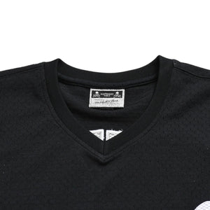 新品同様 Mitchell&Ness ミッチェルアンドネス × マスターマインドワールド バッティングプラクティス メッシュTシャツ スカル クロスボーン M&Nロゴ Lサイズ 中古 4a002264