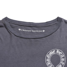 画像をギャラリービューアに読み込む, CHROME HEARTS クロムハーツ ロングスリーブカットソー グレー ホースシューロゴ スクロールラベルロゴ サイズS 美品 中古 4a003994