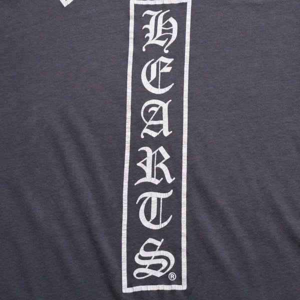 CHROME HEARTS Long sleeve cut and sew Gray Horseshoe logo Scroll label logo Size S Good condition Used 4a003994