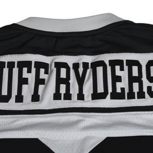 新品同様 Mitchell&Ness ミッチェルアンドネス 50th Anniversary of Hip-Hop Ruff Rydersフットボールジャージ ラフライダース ブラック グレー XLサイズ 中古 4a002267