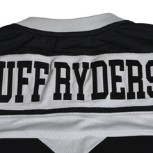 画像をギャラリービューアに読み込む, 新品同様 Mitchell&amp;Ness ミッチェルアンドネス 50th Anniversary of Hip-Hop Ruff Rydersフットボールジャージ ラフライダース ブラック グレー XLサイズ 中古 4a002267