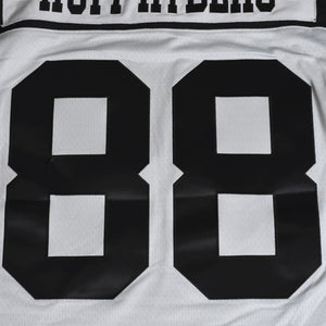 新品同様 Mitchell&Ness ミッチェルアンドネス 50th Anniversary of Hip-Hop Ruff Rydersフットボールジャージ ラフライダース ブラック グレー XLサイズ 中古 4a002267
