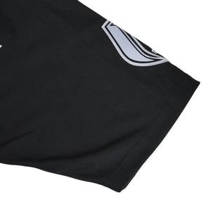 新品同様 Mitchell&Ness ミッチェルアンドネス 50th Anniversary of Hip-Hop Ruff Rydersフットボールジャージ ラフライダース ブラック グレー XLサイズ 中古 4a002267
