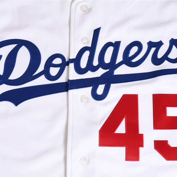 Like new Mitchell&Ness Mitchell &amp; Ness Authentic Uniform Los Angeles Dodgers Pedro Martinez #45 1993 Home White Blue Size L Used 4a002232
