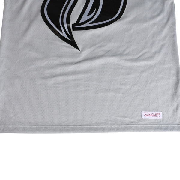 新品同様 Mitchell&Ness ミッチェルアンドネス 50th Anniversary of Hip-Hop Ruff Rydersフットボールジャージ ラフライダース ブラック グレー XLサイズ 中古 4a002267