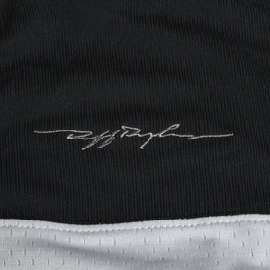 新品同様 Mitchell&Ness ミッチェルアンドネス 50th Anniversary of Hip-Hop Ruff Rydersフットボールジャージ ラフライダース ブラック グレー XLサイズ 中古 4a002267