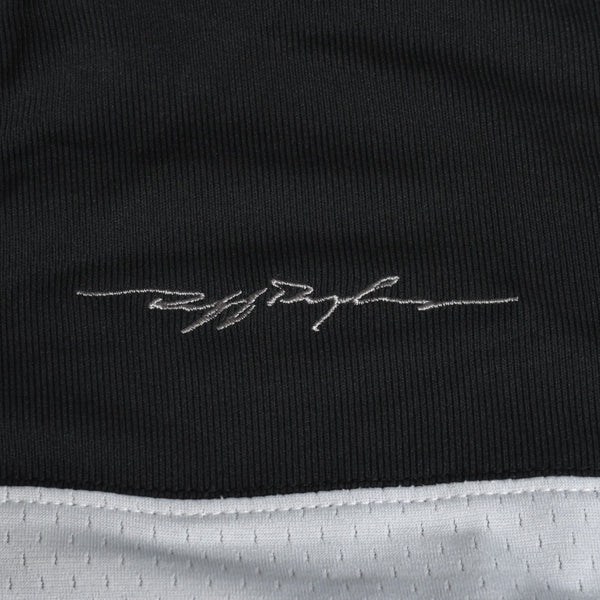 新品同様 Mitchell&Ness ミッチェルアンドネス 50th Anniversary of Hip-Hop Ruff Rydersフットボールジャージ ラフライダース ブラック グレー XLサイズ 中古 4a002267