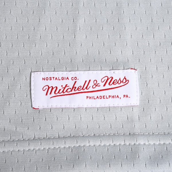 新品同様 Mitchell&Ness ミッチェルアンドネス 50th Anniversary of Hip-Hop Ruff Rydersフットボールジャージ ラフライダース ブラック グレー XLサイズ 中古 4a002267