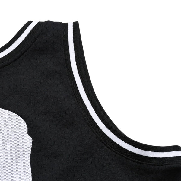 Like new Mitchell&Ness Mitchell &amp; Ness x mastermind world Mesh Tank Top Sleeveless Black Skull Bone Size L Used 4a002270