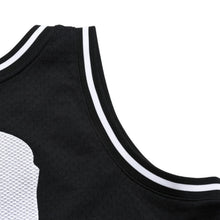 画像をギャラリービューアに読み込む, 新品同様 Mitchell&amp;Ness ミッチェルアンドネス × マスターマインドワールド コラボレーション メッシュタンクトップ ノースリーブ ブラック スカル ボーン Lサイズ 中古 4a002270