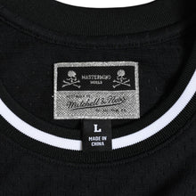 画像をギャラリービューアに読み込む, 新品同様 Mitchell&amp;Ness ミッチェルアンドネス × マスターマインドワールド コラボレーション メッシュタンクトップ ノースリーブ ブラック スカル ボーン Lサイズ 中古 4a002270