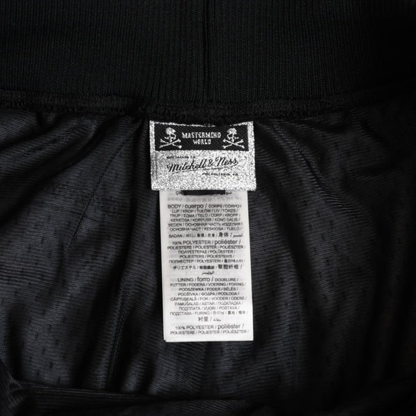 Like new Mitchell&Ness Mitchell &amp; Ness x mastermind world collaboration printed shorts, half pants, shorts, skull and bone camouflage, size L, used, 4a002260