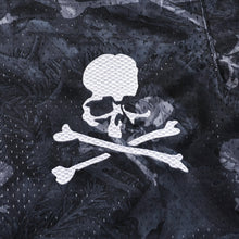 画像をギャラリービューアに読み込む, 新品同様 Mastermind World×Mitchell ＆ Ness 25AW PRINT BP MESH プリントメッシュTシャツ MN-A25-J300-C10 ブラック サイズ L 中古4a002226