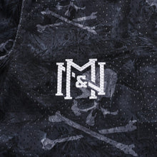 画像をギャラリービューアに読み込む, 新品同様 Mastermind World×Mitchell ＆ Ness 25AW PRINT BP MESH プリントメッシュTシャツ MN-A25-J300-C10 ブラック サイズ L 中古4a002226