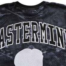 画像をギャラリービューアに読み込む, 新品同様 Mastermind World×Mitchell ＆ Ness 25AW PRINT BP MESH プリントメッシュTシャツ MN-A25-J300-C10 ブラック サイズ L 中古4a002226