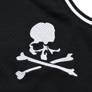 Like new Mitchell&Ness Mitchell &amp; Ness x mastermind world Mesh Tank Top Sleeveless Black Skull Bone Size L Used 4a002270