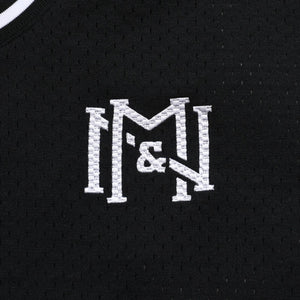 Like new Mitchell&Ness Mitchell &amp; Ness x mastermind world Mesh Tank Top Sleeveless Black Skull Bone Size L Used 4a002270