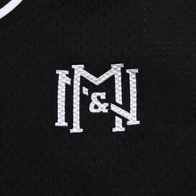 画像をギャラリービューアに読み込む, 新品同様 Mitchell&amp;Ness ミッチェルアンドネス × マスターマインドワールド コラボレーション メッシュタンクトップ ノースリーブ ブラック スカル ボーン Lサイズ 中古 4a002270