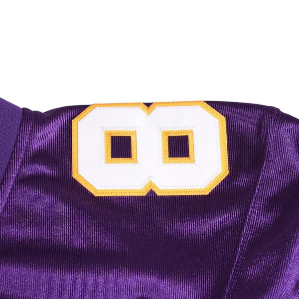 新品同様 Mitchell&Ness ミッチェルアンドネス フットボールジャージ NFL ミネソタ 1998 背番号84 パープル ホワイト イエロー Sサイズ 中古 4a002280