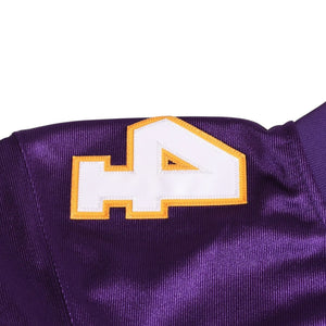 新品同様 Mitchell&Ness ミッチェルアンドネス フットボールジャージ NFL ミネソタ 1998 背番号84 パープル ホワイト イエロー Sサイズ 中古 4a002280