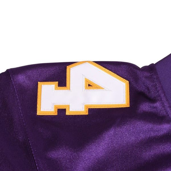 新品同様 Mitchell&Ness ミッチェルアンドネス フットボールジャージ NFL ミネソタ 1998 背番号84 パープル ホワイト イエロー Sサイズ 中古 4a002280