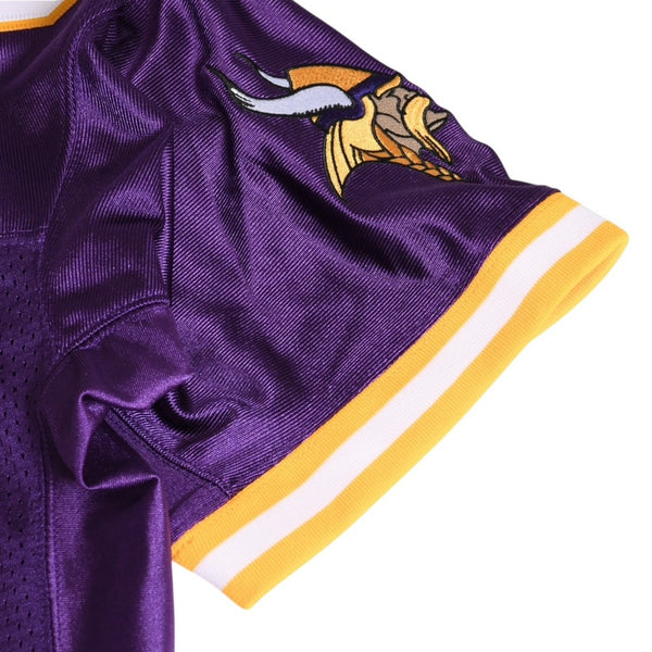 新品同様 Mitchell&Ness ミッチェルアンドネス フットボールジャージ NFL ミネソタ 1998 背番号84 パープル ホワイト イエロー Sサイズ 中古 4a002280