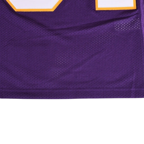 新品同様 Mitchell&Ness ミッチェルアンドネス フットボールジャージ NFL ミネソタ 1998 背番号84 パープル ホワイト イエロー Sサイズ 中古 4a002280