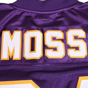 新品同様 Mitchell&Ness ミッチェルアンドネス フットボールジャージ NFL ミネソタ 1998 背番号84 パープル ホワイト イエロー Sサイズ 中古 4a002280