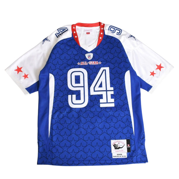 Like new Mitchell&Ness Mitchell &amp; Ness NFL DeMarcus Wear Authentic Jersey 2009 Pro Bowl Blue White Red Size L Used 4a002262