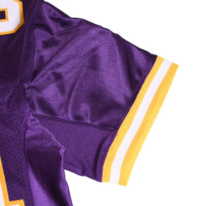 新品同様 Mitchell&Ness ミッチェルアンドネス フットボールジャージ NFL ミネソタ 1998 背番号84 パープル ホワイト イエロー Sサイズ 中古 4a002280