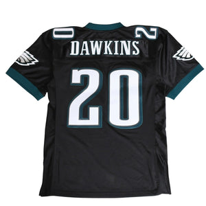 新品同様品 Mitchell&Ness ミッチェルアンドネス NFL フィラデルフィアイーグルス セーフティ ブライアンドーキンス 2003 オルターネイトジャージ Lサイズ 中古 4a002268