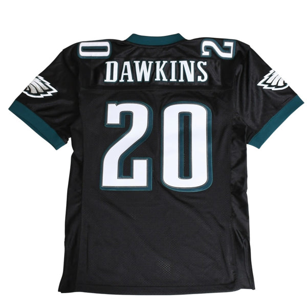 新品同様品 Mitchell&Ness ミッチェルアンドネス NFL フィラデルフィアイーグルス セーフティ ブライアンドーキンス 2003 オルターネイトジャージ Lサイズ 中古 4a002268