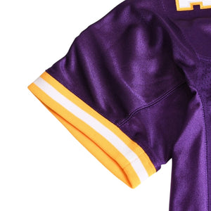 新品同様 Mitchell&Ness ミッチェルアンドネス フットボールジャージ NFL ミネソタ 1998 背番号84 パープル ホワイト イエロー Sサイズ 中古 4a002280