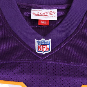 新品同様 Mitchell&Ness ミッチェルアンドネス フットボールジャージ NFL ミネソタ 1998 背番号84 パープル ホワイト イエロー Sサイズ 中古 4a002280