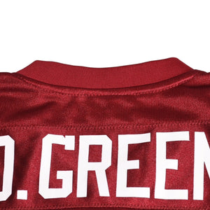 新品同様品 Mitchell&Ness ミッチェルアンドネス NFLワシントンレッドスキンズ ダレルグリーン 1997復刻オーセンティックユニフォーム サイズS ワインレッド 中古 4a002283